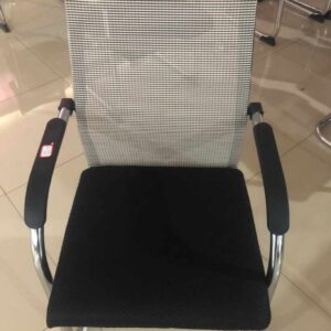 visitor office chair chrome frame