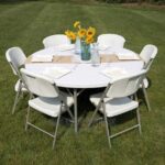 water resistant 10 person hdpe table