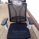 adjustable mesh chair with armrests