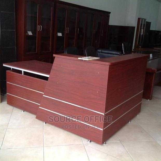 affordable-modern-reception-desk-kampala Modern Compact Reception Counter for Small Businesses Kampala - Image 1