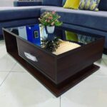 Apartment Coffee Table with Warm Natural Wood Finish Kampala