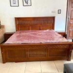 Durable Pine Wooden Bed Frame for Everyday Use