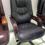 black leather ceo chair