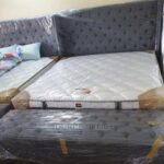 black study bed frame