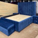 black study bed storage