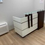 Elegant Contemporary Office Reception Counter Desk Stylish Design