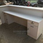 Affordable Modern Office Reception Desk with Drawers Uganda