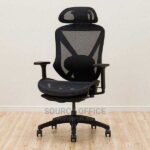 breathable black task chair