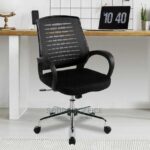 breathable lumbar support office chair
