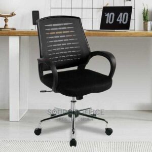 breathable lumbar support office chair