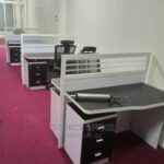 business desk for two employees
