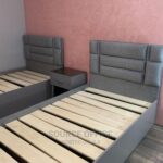 charcoal study bed shelves
