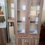 Rustic Waxed Wood 3 Door Storage Unit for Home Interiors