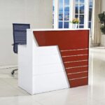 Modern Reception Desk Uganda 1.4m Office Furniture Kampala for Hotels Salons and Clinics