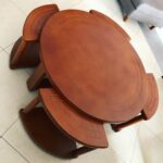 Elegant Cross Base Coffee Table for Modern Interiors