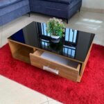 Contemporary Wooden Coffee Table for Airbnb Styling Kampala