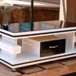 Modern Cross-Leg Coffee Table for Kampala Homes