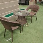 contemporary wicker lounge furniture set