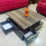 Contemporary Cross-Leg Coffee Table for Modern Living Rooms Uganda