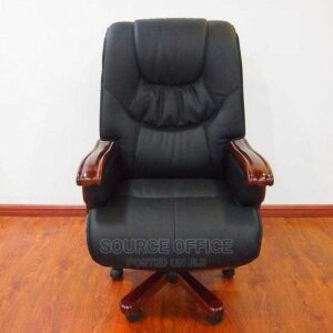 cream executive leather office chair