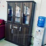 Modern Rustic 3 Door Wooden Cabinet for Home Organization