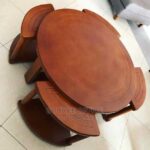 Luxury Modern Coffee Table with Raised Edge Top