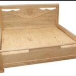 Premium Oak Bed Frame with Reinforced Support