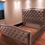 Strong Wooden Platform Bed Frame for Modern Homes