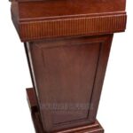 Long Lasting Reception Desk with Premium Wooden Structure Uganda