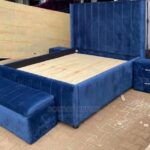 emerald green desk storage bed