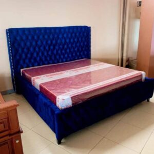 emerald green tufted workstation bed