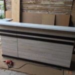 Salon Reception Desk Counter Modern Black White Design Uganda