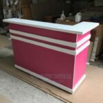 Office Front Desk with Storage Drawers Uganda Kampala Modern Reception Counter Design