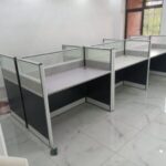 executive shared workstation with drawers