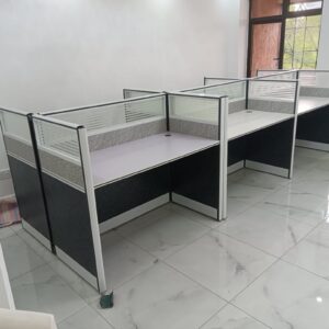 executive shared workstation with drawers