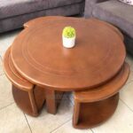 Square Coffee Table for Luxury Villas in Uganda