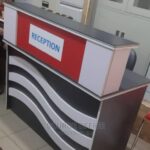 Elegant Reception Counter Desk for Customer First Impression Uganda