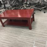 Apartment Coffee Table with Geometric Cross Legs Kampala