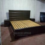 Luxury Wooden King Bed Frame with Elegant Finish
