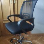 heavy duty black mesh office chair