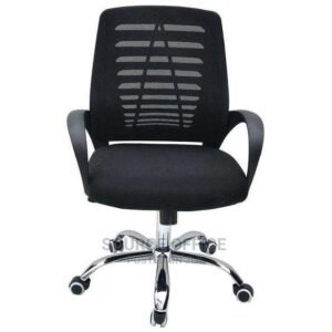high back office chair with mesh backrest