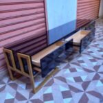Modern TV Cabinet with Spacious Shelving Uganda