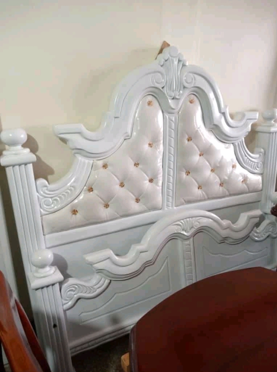 Modern Black Wooden Bed Frame for Luxury Homes Uganda