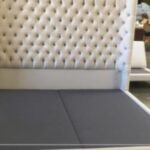 king velvet bedroom bed