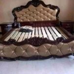 King Size Wooden Ottoman Bed Frame with Storage