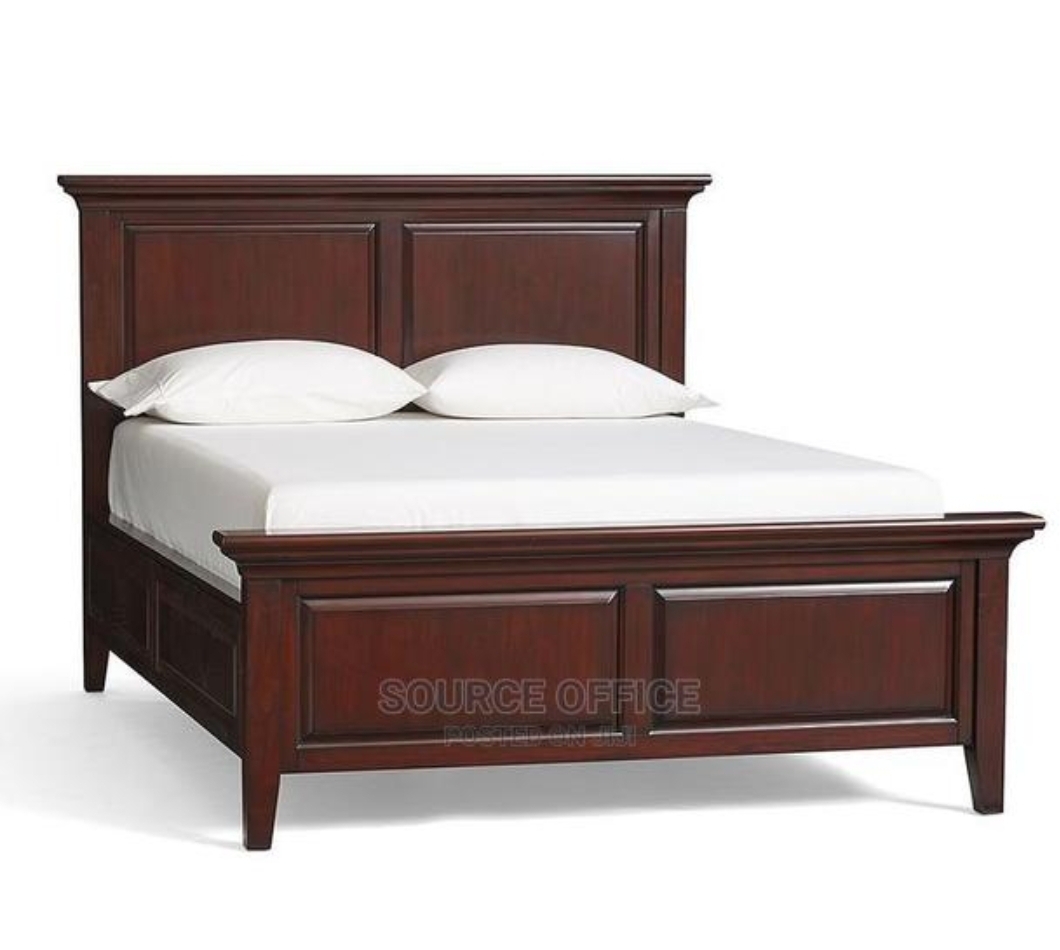 Super King Oak Wooden Four Poster Bed Frame in Walnut Finish