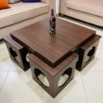 Luxury Natural Finish Coffee Table for Kampala Living Rooms