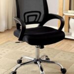 luxury office chair with breathable mesh back