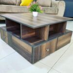 Luxury Wooden Centre Table with Raised Edge Kampala