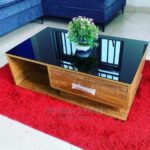 Stylish Wooden Coffee Table for Apartments in Kampala